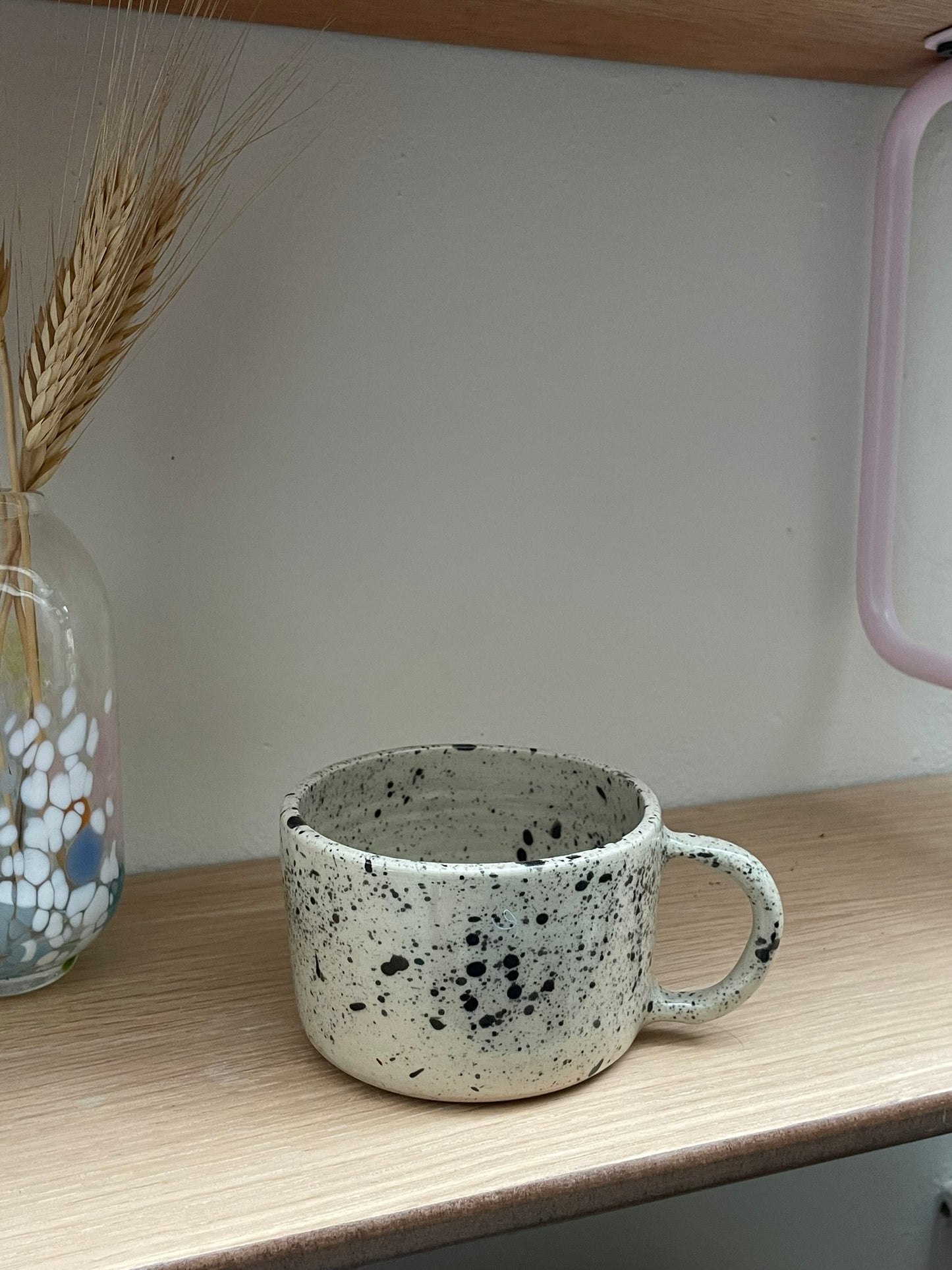 Koffiemok met handvat - inktpots