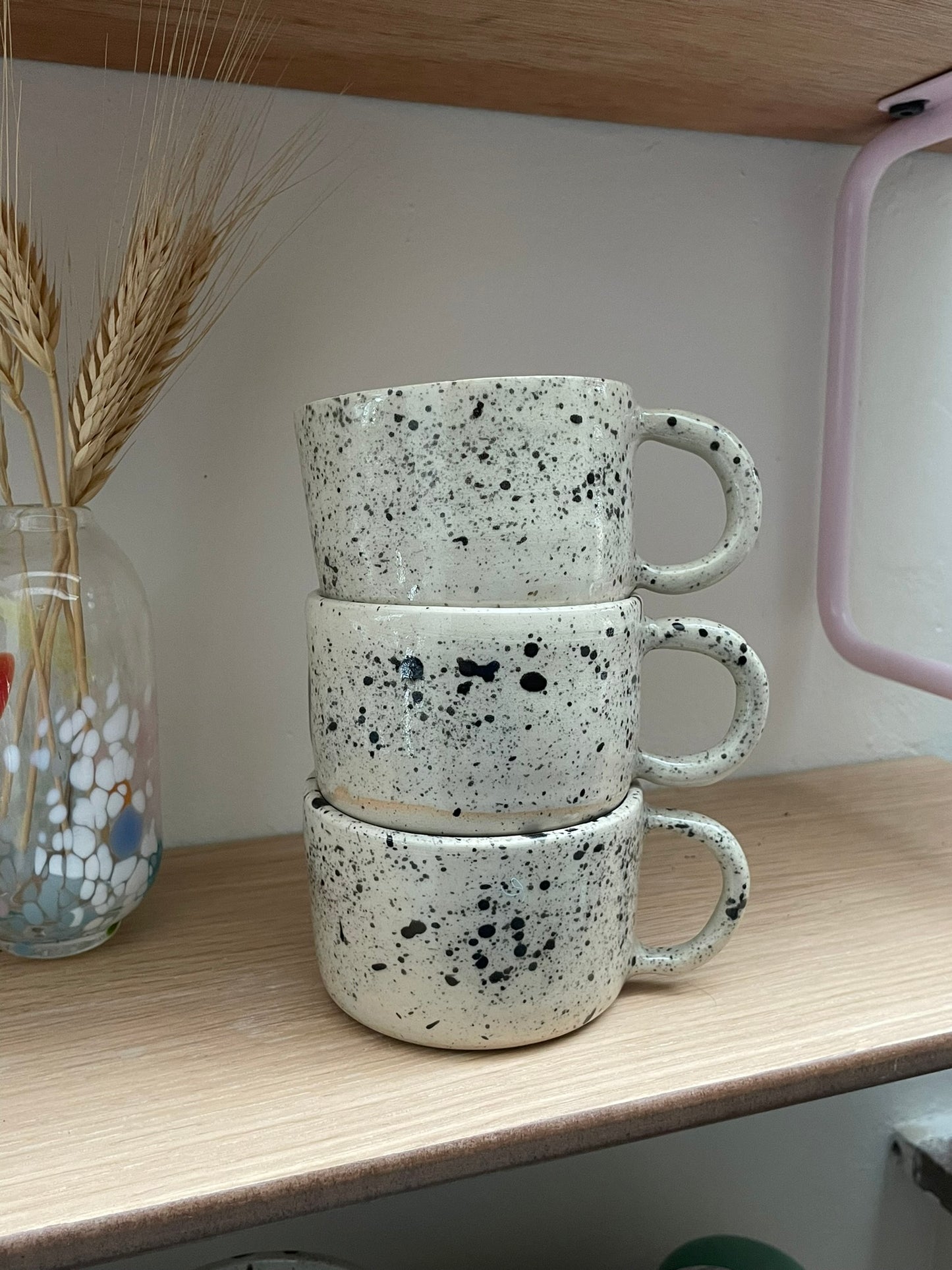 Koffiemok met handvat - inktpots